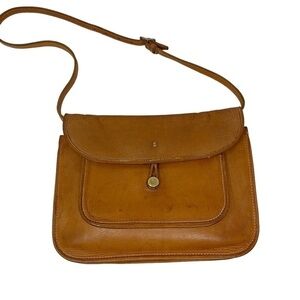 Vintage Genuine Leather Commuter Satchel